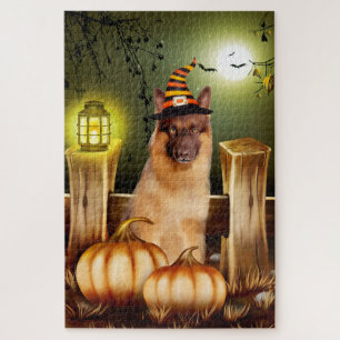 Berger allemand Halloween Jigsaw Puzzle