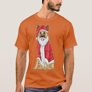 Berger allemand Noël chapeau de Noël TShirt