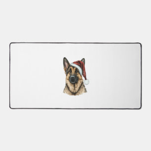 Berger allemand Père Noël Chien Noël