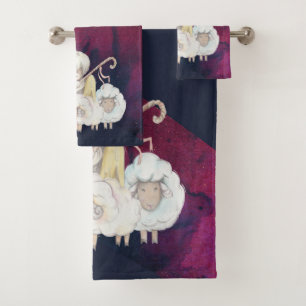 Berger Angel avec 2 Agneaux Pastorale