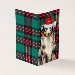 Berger australien Chien de Noël Plaid Holiday