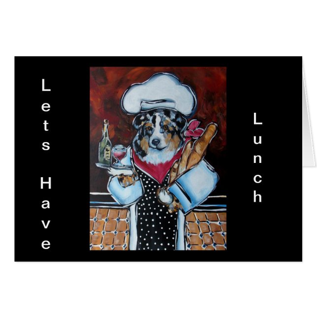 BERGER AUSTRALIEN CUISINIER (Devant horizontal)