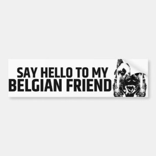 Berger belge - Sticker Malinois Bumper