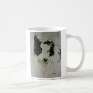 Berger et tasse australiens de mélange de border