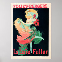 BERGERE La Loie Fuller Jules Cheret Poster