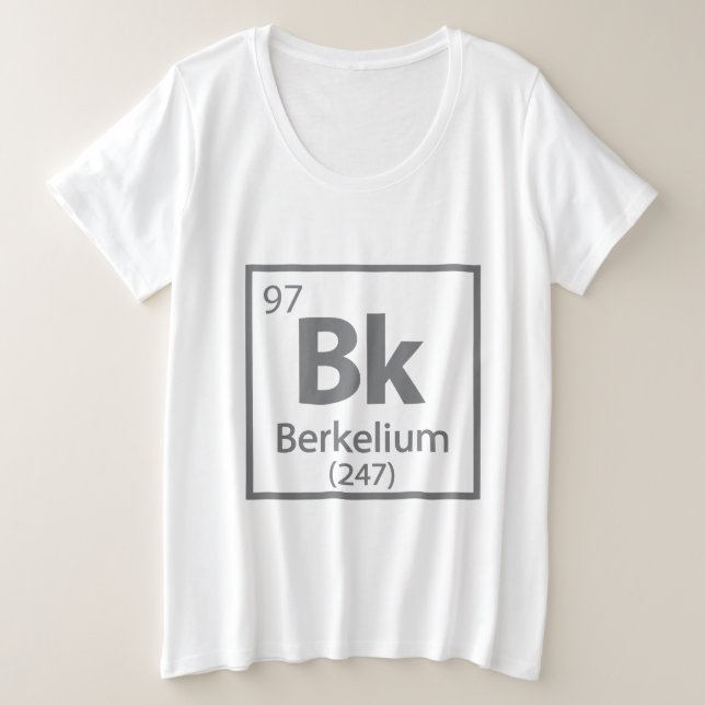 Berkelium - Berkeley Science - Tableau périodique (Design devant)