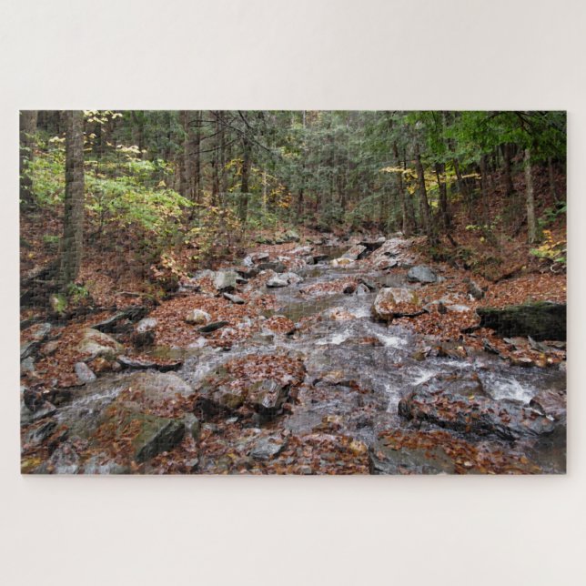 Berkshires Mountain Stream Paysage Puzzle Pittores (Horizontal)
