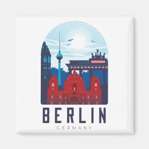 Berlin Allemagne Skyline Magnet