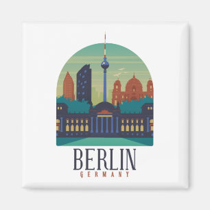 Berlin Allemagne Skyline Magnet