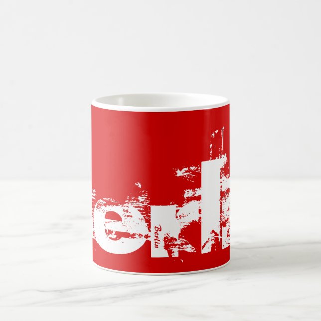 Berlin - Mug rouge style urbain Cool (Centre)