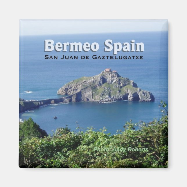 Bermeo Espagne Gaztelugatxe Voyage Magnet souvenir (Devant)