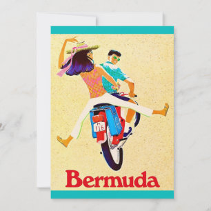 Bermuda à vélo 5x7 Grande Carte Postale