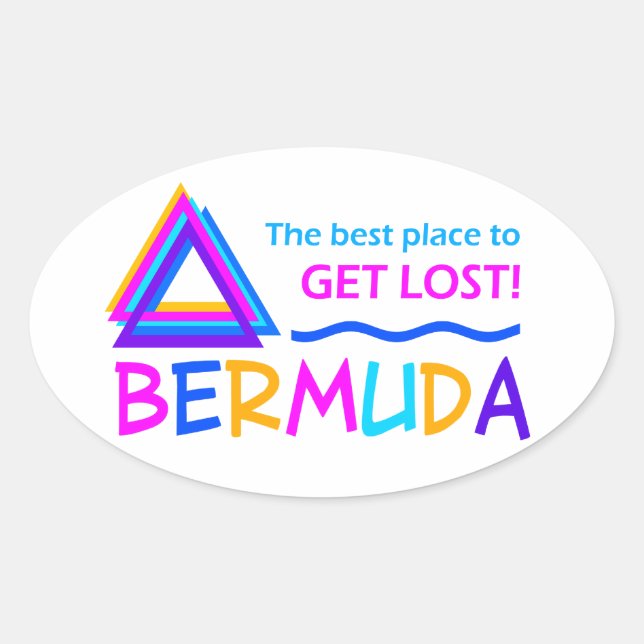 BERMUDA TRIANGLE autocollants (Devant)