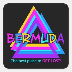 BERMUDA TRIANGLE autocollants