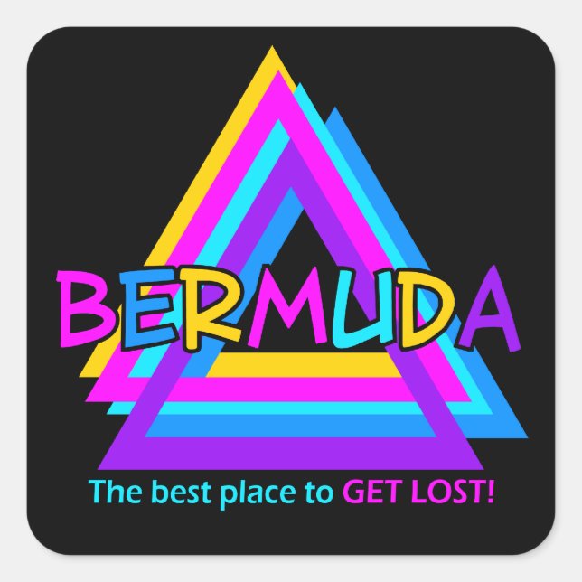 BERMUDA TRIANGLE autocollants (Devant)