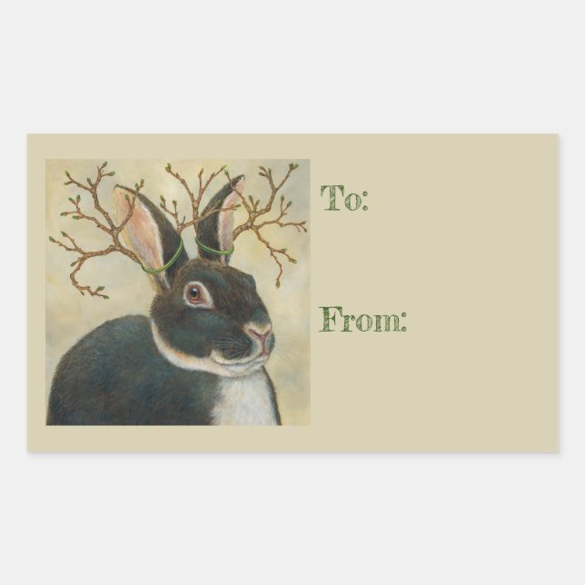 Bernard les stickers cadeau lapin (Devant)