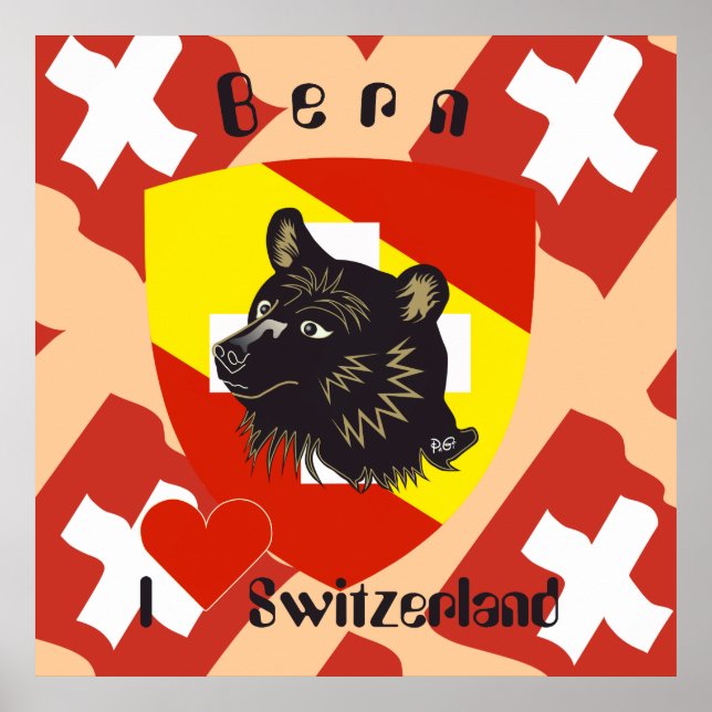 Berne, Berne, Berna, Bärn, Schweiz, Suisse, Poster (Devant)