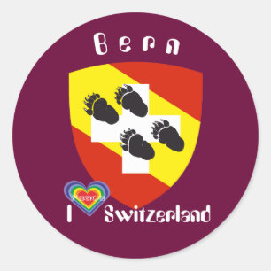 Berne Berne Berna Bärn Suisse Autocollants
