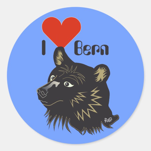 Berne Berne Berna Bärn Suisse Autocollants (Devant)