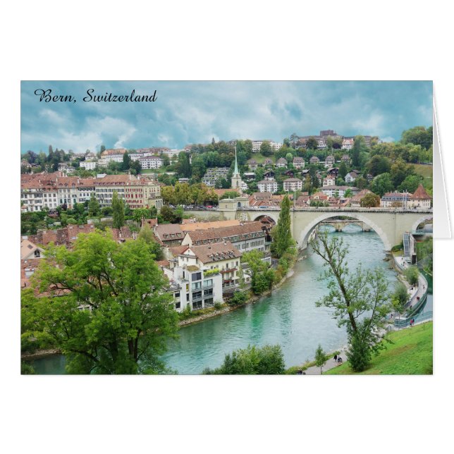 Berne Suisse Photo suisse Aare River (Devant horizontal)