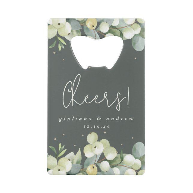 Berneberge verte+Eucalyptus Mariage d'hiver Mini (Devant)
