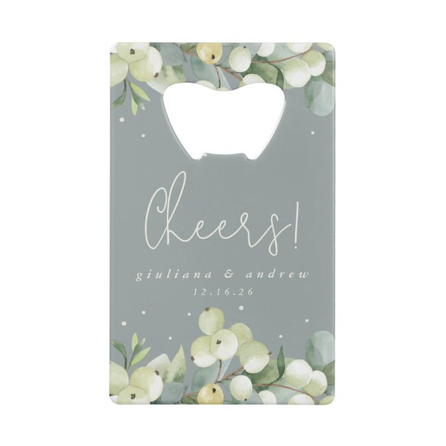 Berneberge verte+Eucalyptus Mariage d'hiver Mini (Devant)
