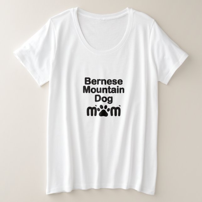 Bernese Chig Mom, Bernese Mom, Berner Dog Mom (Design devant)