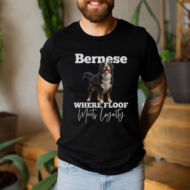 Bernese Lovers, Bernese Mountain Dog T-Shirt (Créateur téléchargé)