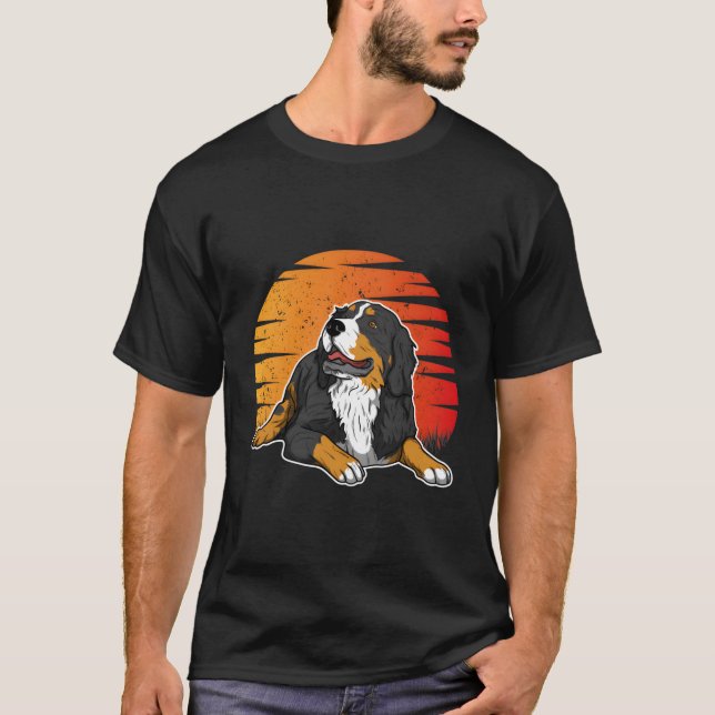 Bernese Mountain Dog Pullover Cadeau Femme Homme H (Devant)