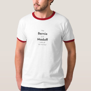 Bernie Madoff avec ma pièce en t de T-shirt de