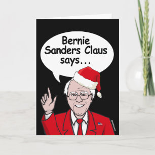Bernie Sanders Carte de Noël - Bernie Sanders Cla