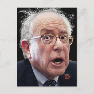 Bernie Sanders Face À La Carte Postale
