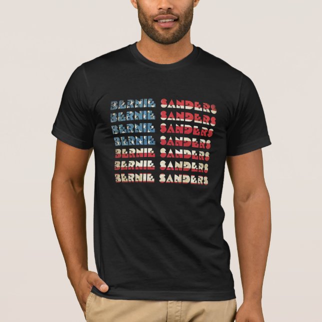 Bernie Sanders Rétro USA T-Shirt AA (Devant)