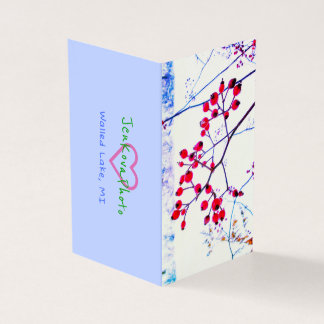 BERRIES ROUGES MINI CARTES 2x3,5 horizontales