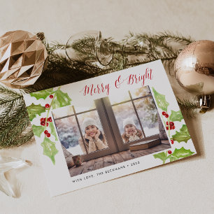 Berry & Bright Carte photo de vacances