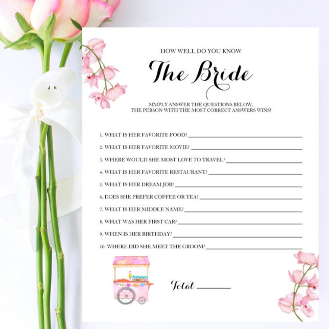 Berry Fête des mariées Connaissez-Vous Le Jeu De M (Créateur téléchargé)