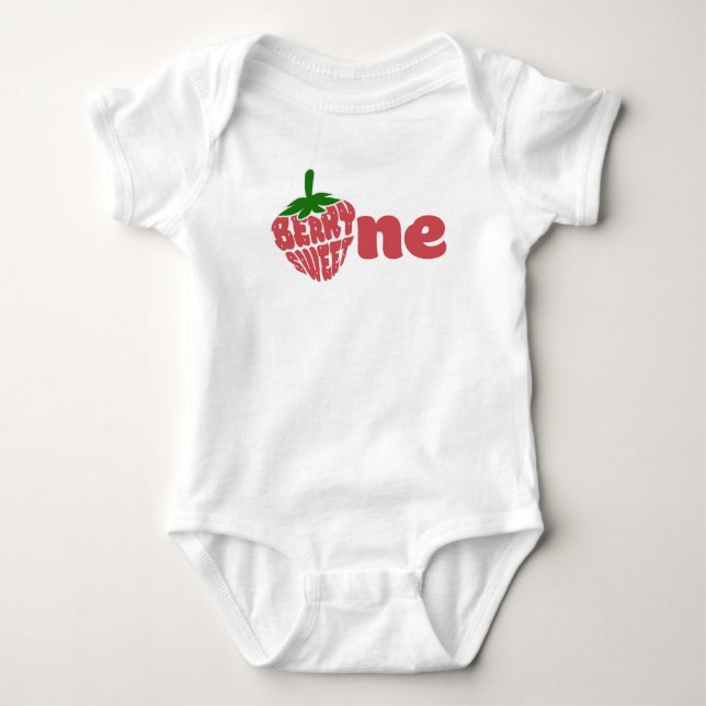 Berry First One Naissance Bébé Body Manches Courte (Devant)