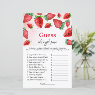 Berry Guess au bon prix Baby shower Jeux