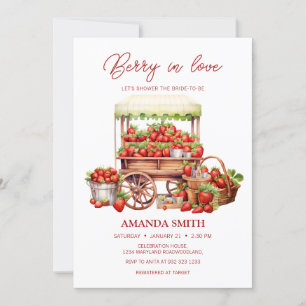 Berry In Love Invitation de la douche nuptiale