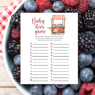 Berry - Jeu d'article pour bébé. Jeu de Baby Showe