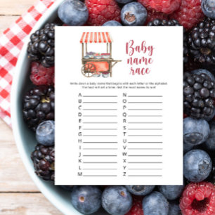 Berry - Jeu de course de prénoms pour bébé