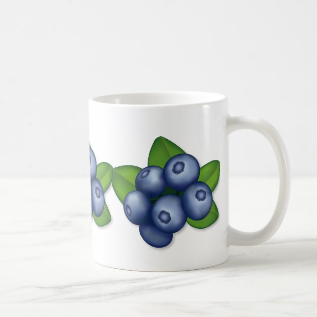 Berry Lovely I Lovely Blueberries Mug (Droite)