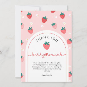 Berry Premier anniversaire 1er anniversaire Carte 