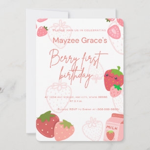 Berry première invitation anniversaire