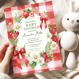 Berry Sweet Baby shower Invitation