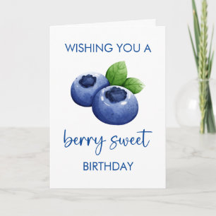 Berry Sweet Bonne carte d'anniversaire