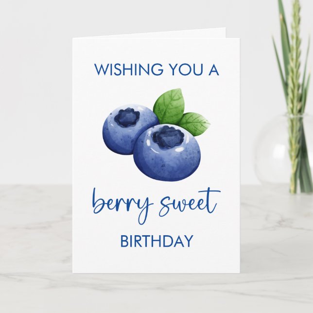 Berry Sweet Bonne carte d'anniversaire (Devant)