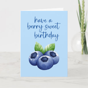 Berry Sweet carte d'anniversaire