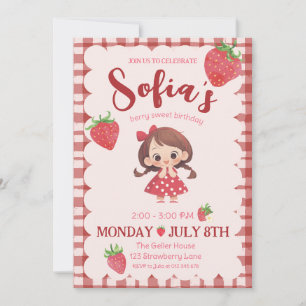 Berry Sweet Invitation d'anniversaire