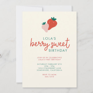BERRY SWEET INVITATION DU PARTI